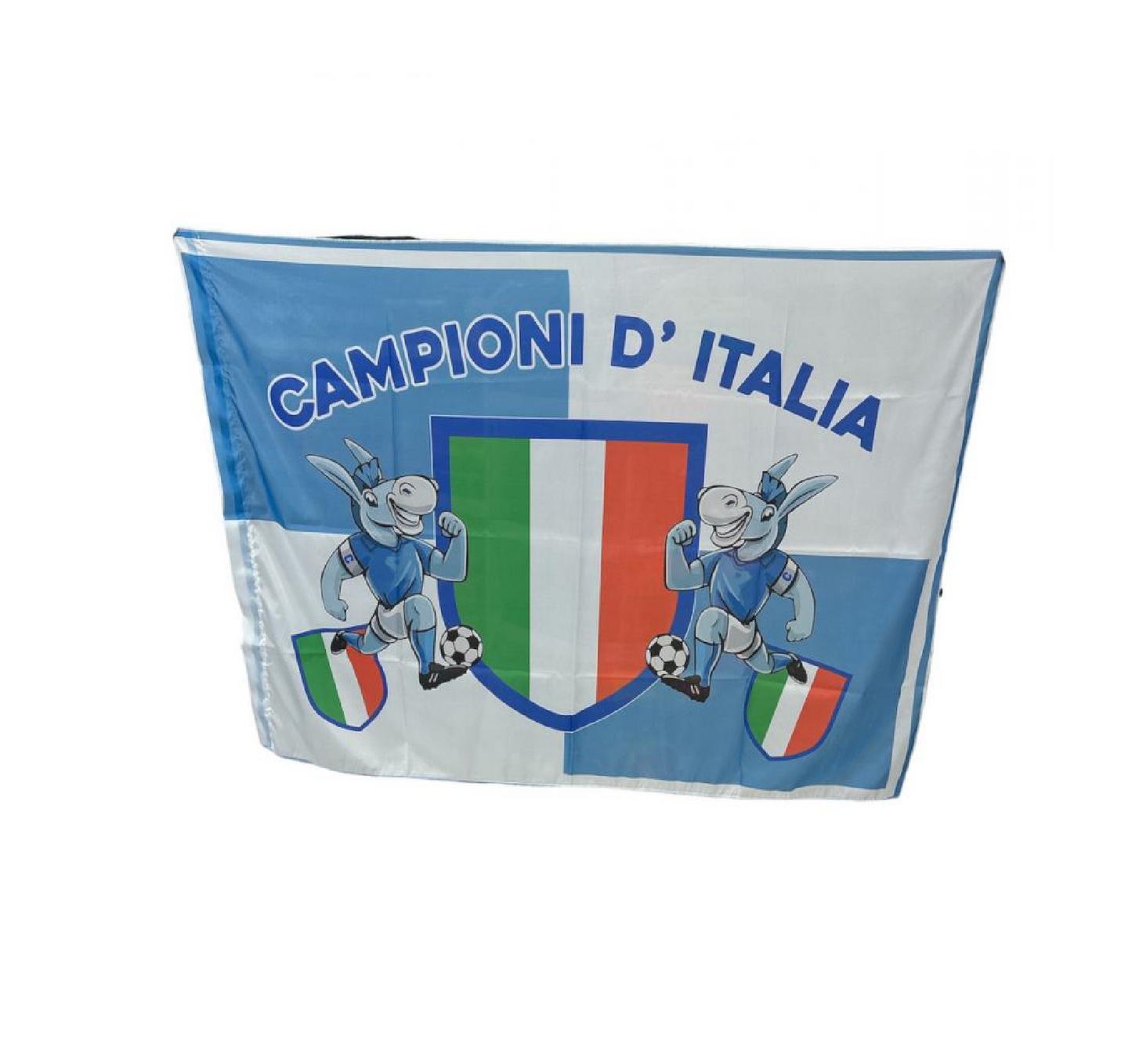 Bandiera Napoli 100x150cm "Campioni d'Italia"