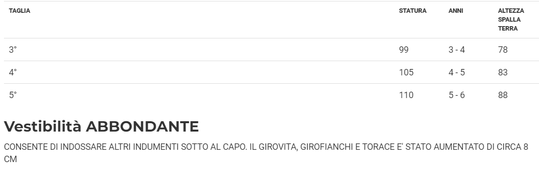 Costume Brontolone Tg 3/4anni a 5/6anni