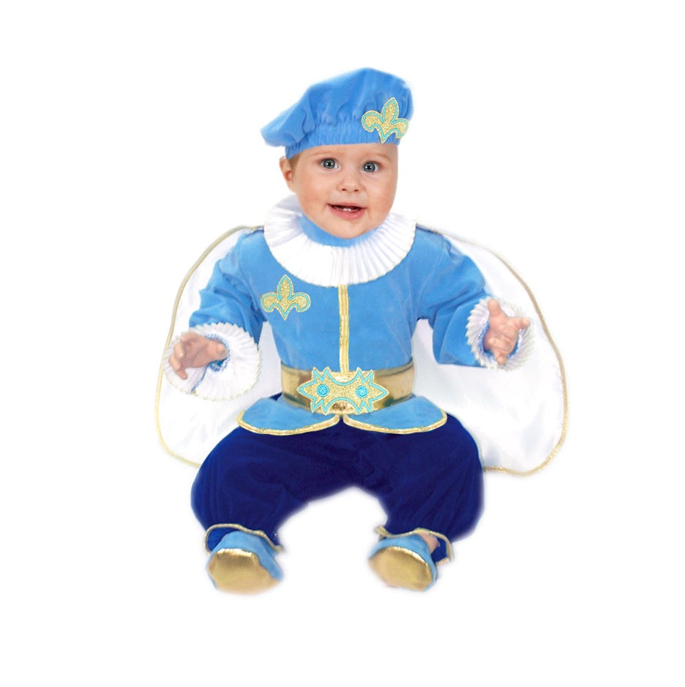 Costume Principe Azzurro neonato 3/6 mesi a 13/18 mesi