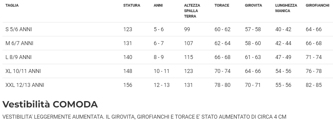 Costume Tarantella Bambina tg 5/6 anni a 12/13anni