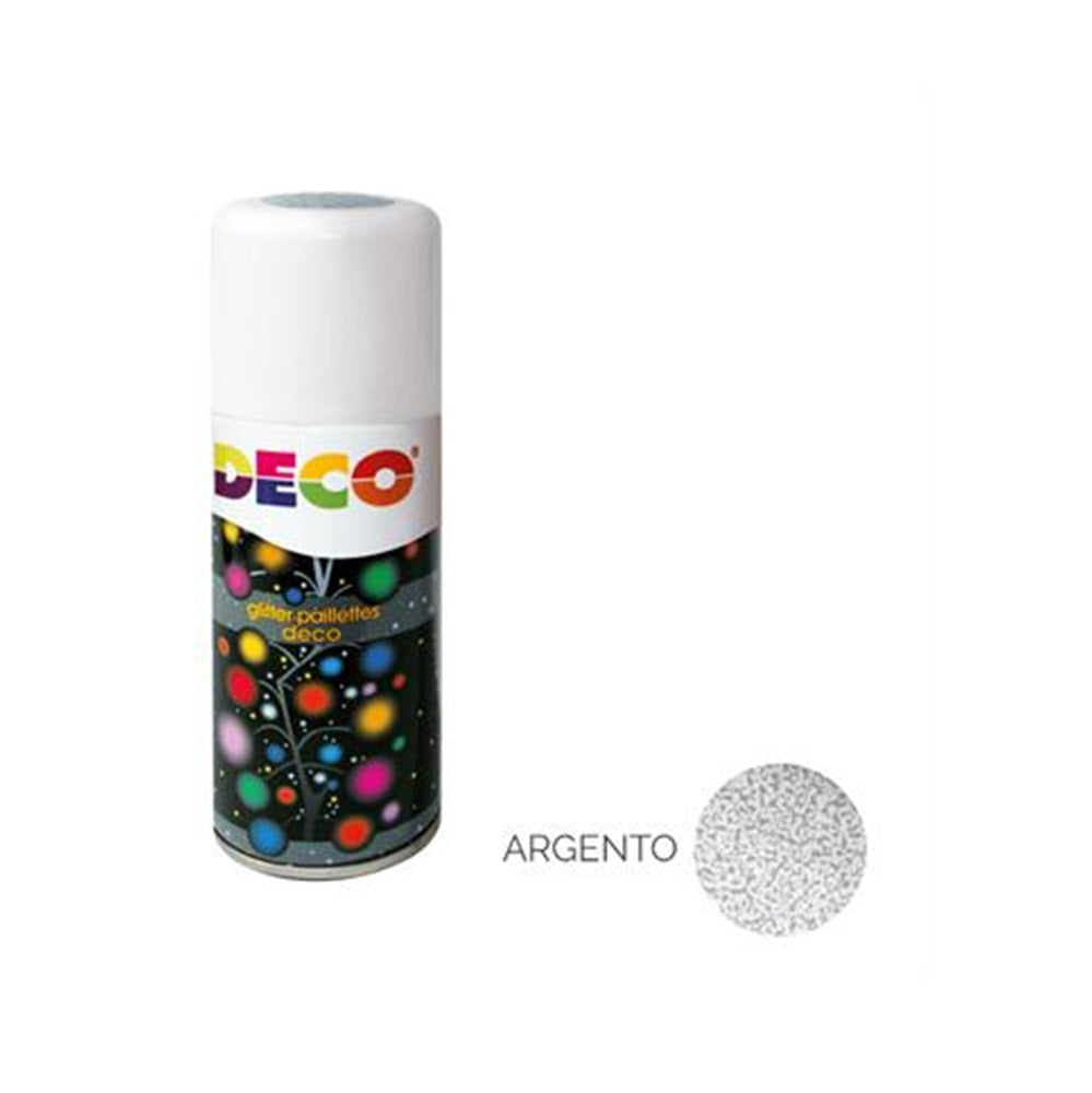 Glitter Spray Argento