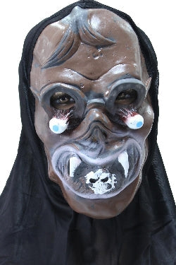 Maschera Demone spaventoso mostruoso vari volti Taglia unica