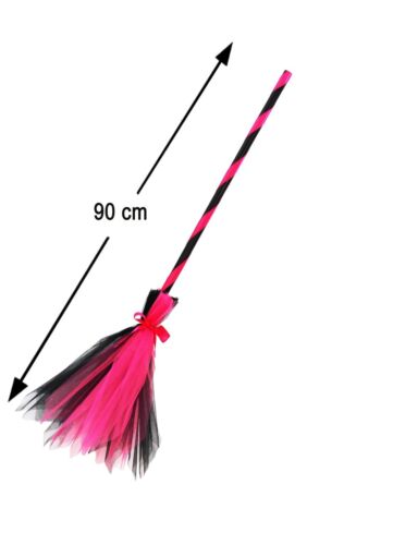 Scopa straga in Tulle Arancione Viola Rosa Rossa