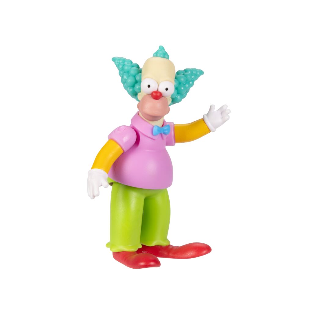 The Simpsons Krusty the Clown – Action Figure da Collezione Personaggio 6,5 cm
