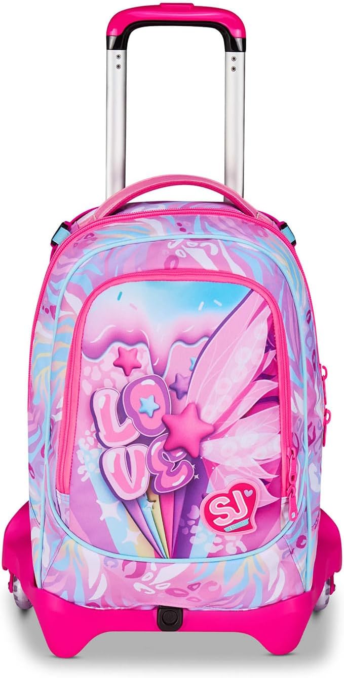 Zaino Trolley Sj Plushy Rabbit Girl Jack 3WD