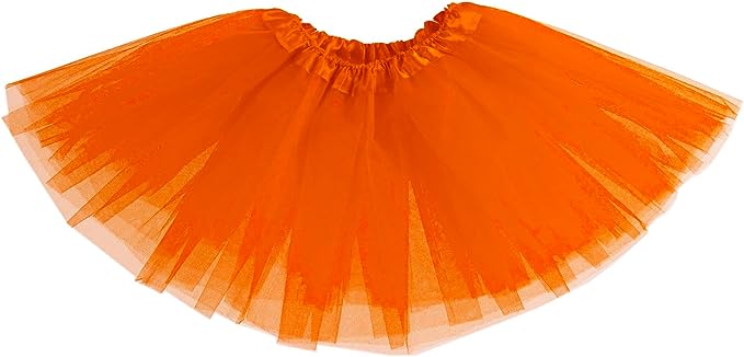 Gonna tulle bambina halloween Taglia Unica da 3 a 12 anni