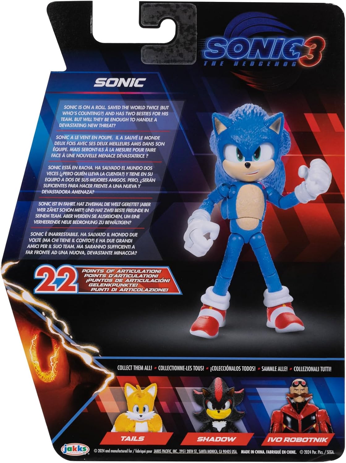 Sonic Personaggio Artcolato Sonic
