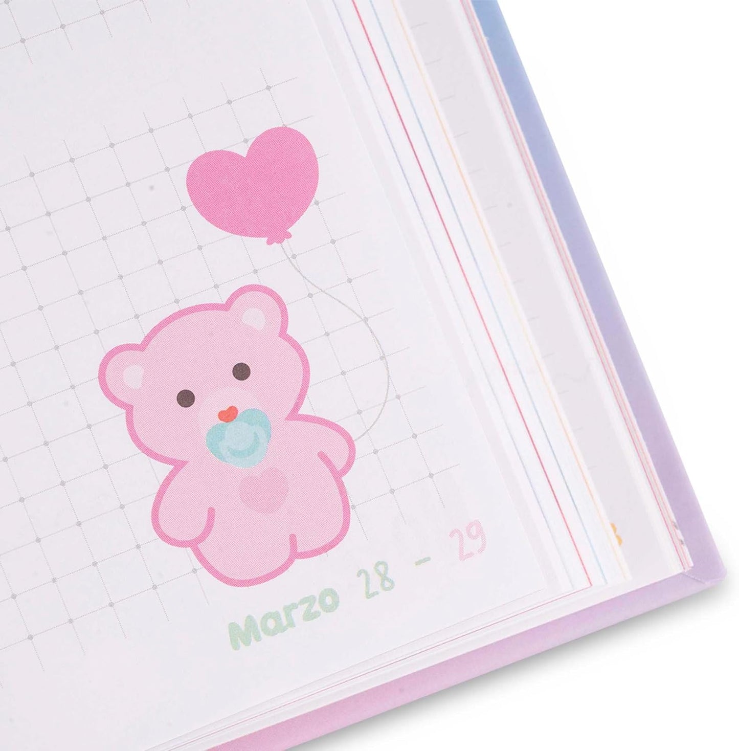 Diario Coccolotti 12 Mesi Pastel