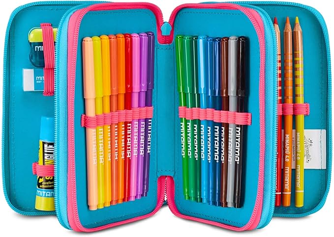 Astuccio 3Zip Mermaid Magic