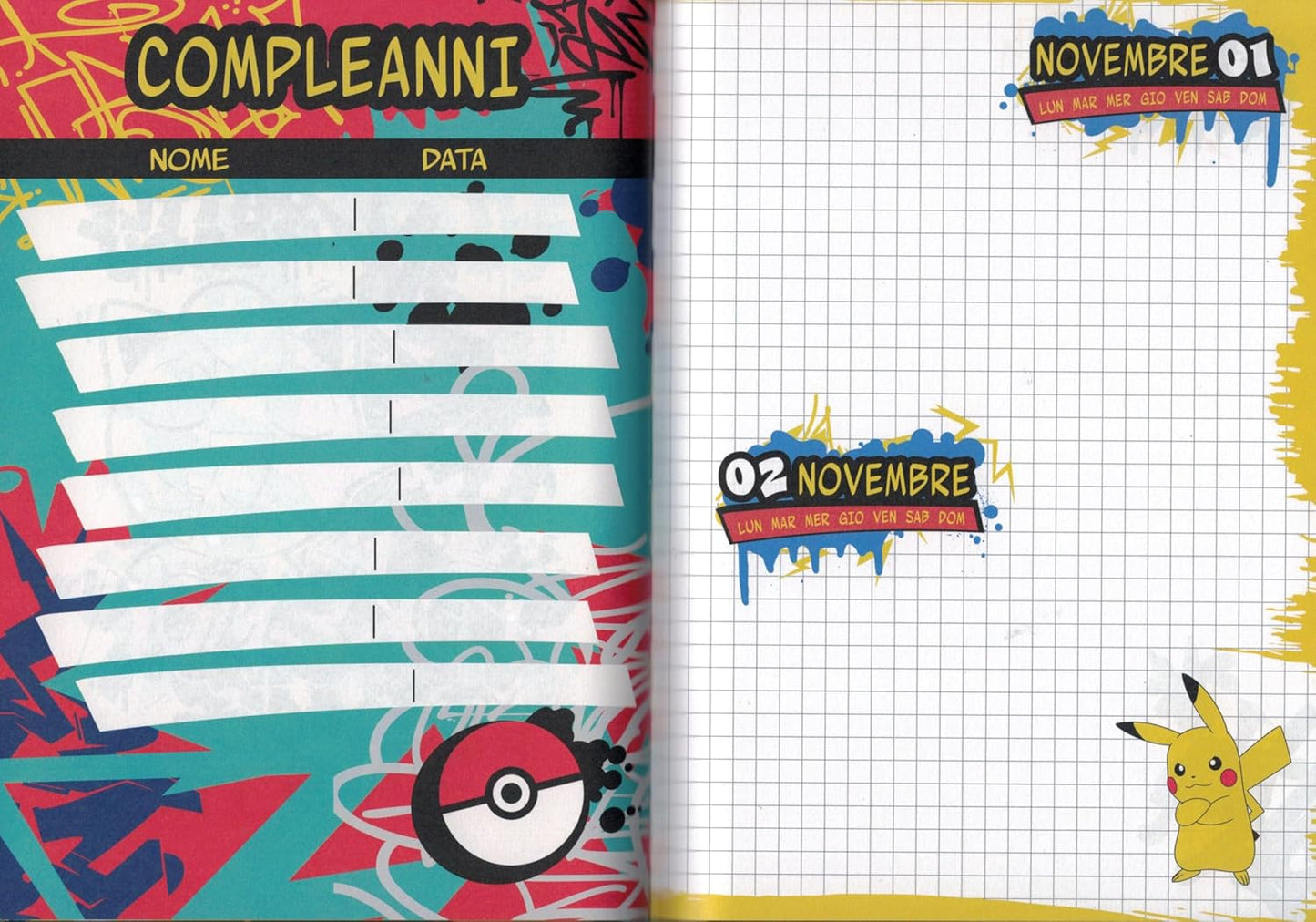 Diario Pokemon Sing It 10Mesi 2025/2026