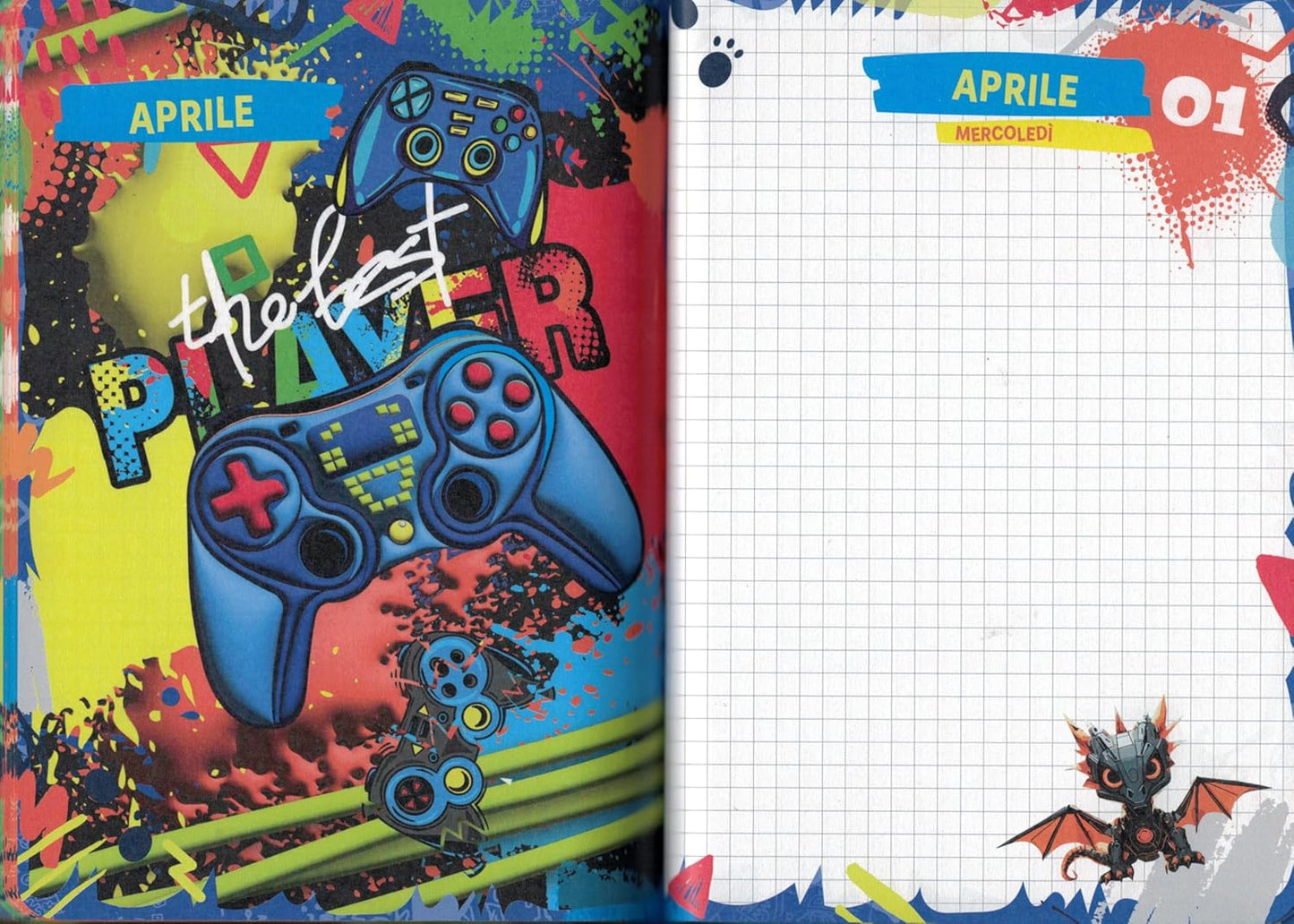 Diario Scuola Animal Boy 2025/2026 10 Mesi
