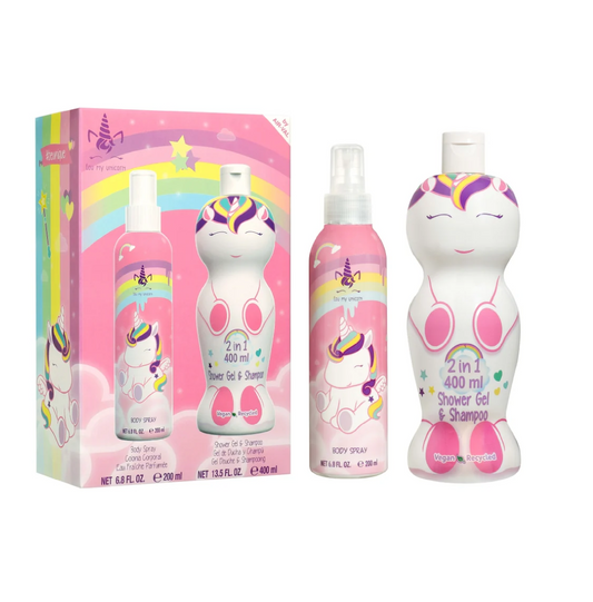 Confezione Eau My Unicorn Body Spray e Bagnoschiuma
