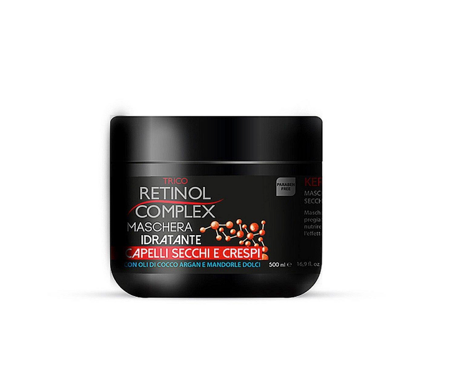 Maschera Idratante a Olio di Cocco Mandorle Dolce e Argan