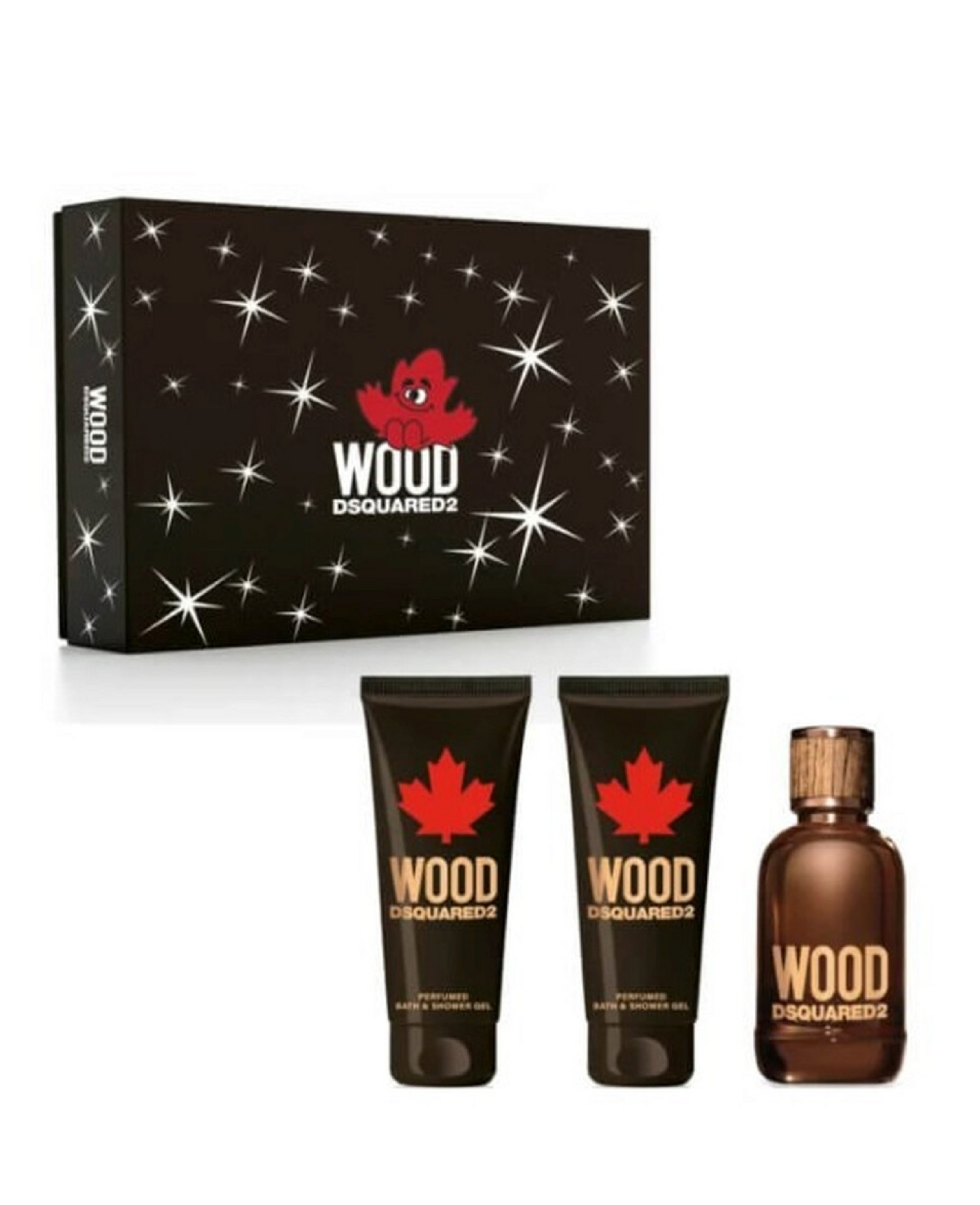 Cofanetto DSquared2 Wood Pour Homme – Eau de Toilette + Shower Gel + After Shave Balm
