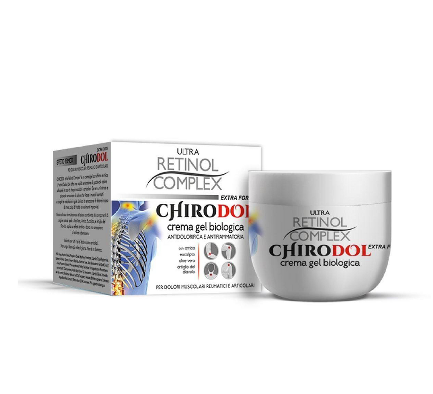 Crema Gel Biologica Chirodol Antidolorifica e Antinfiammatoria