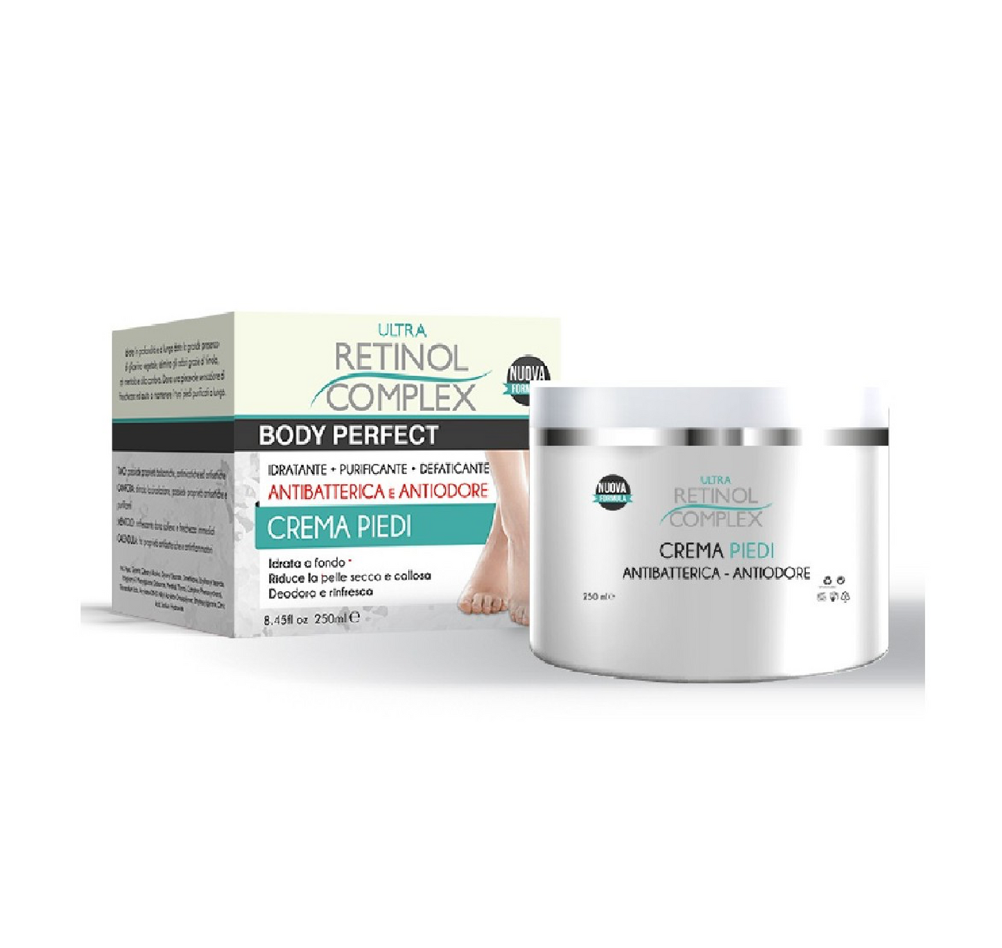 Body Perfect Crema Piedi Defaticante Antibatterica e Antiodore