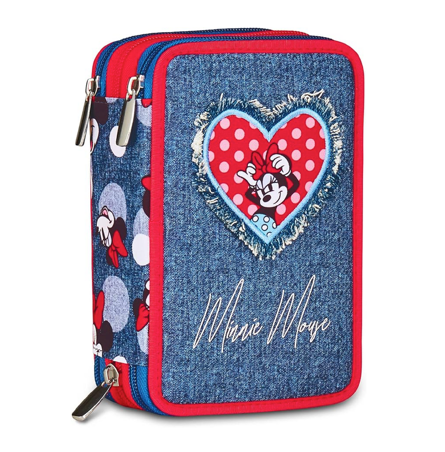 Astuccio 3Zip Minnie Mouse Prittied Up
