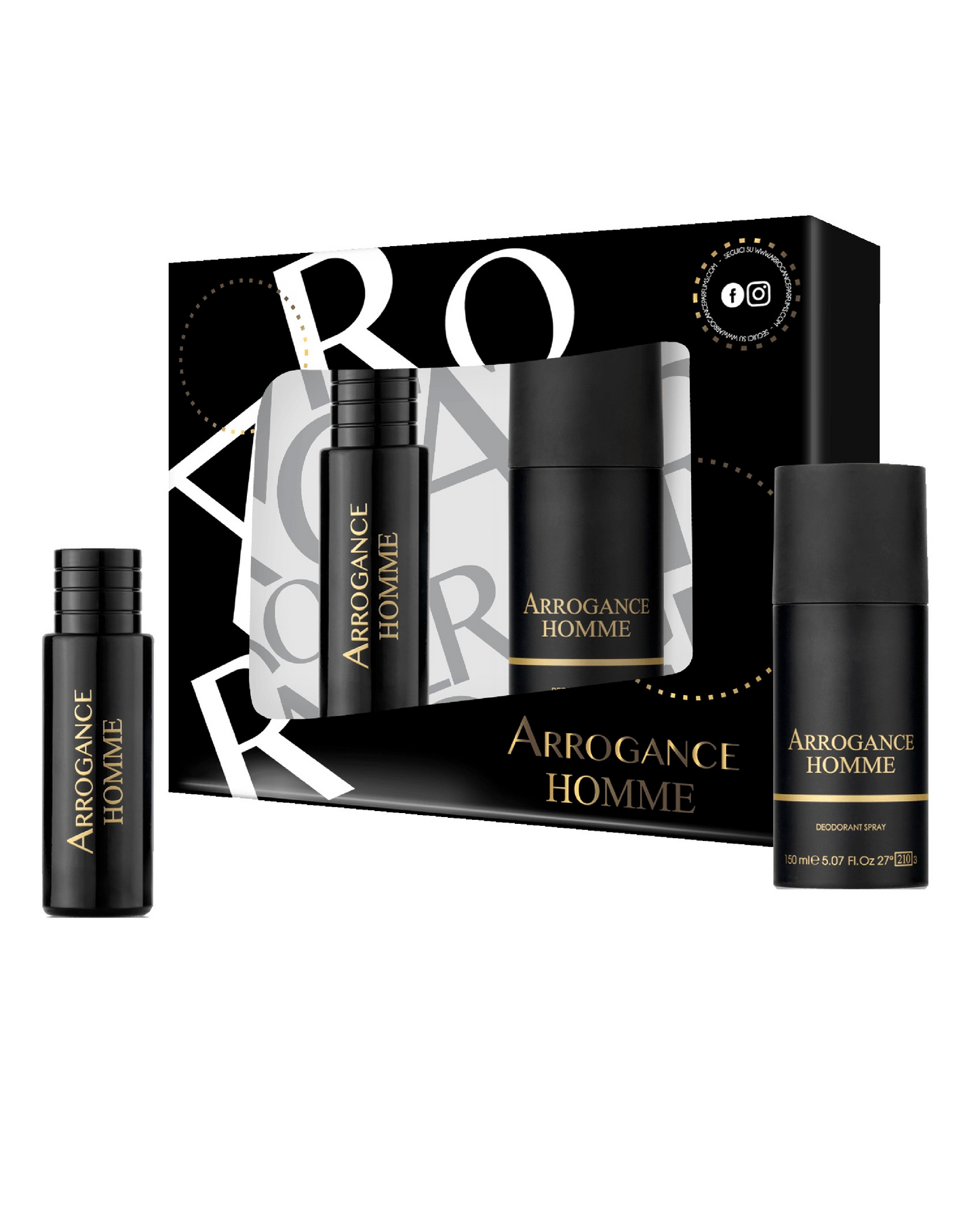 Homme Cofanetto – EDT 30ml + Deodorante 150ml Spray