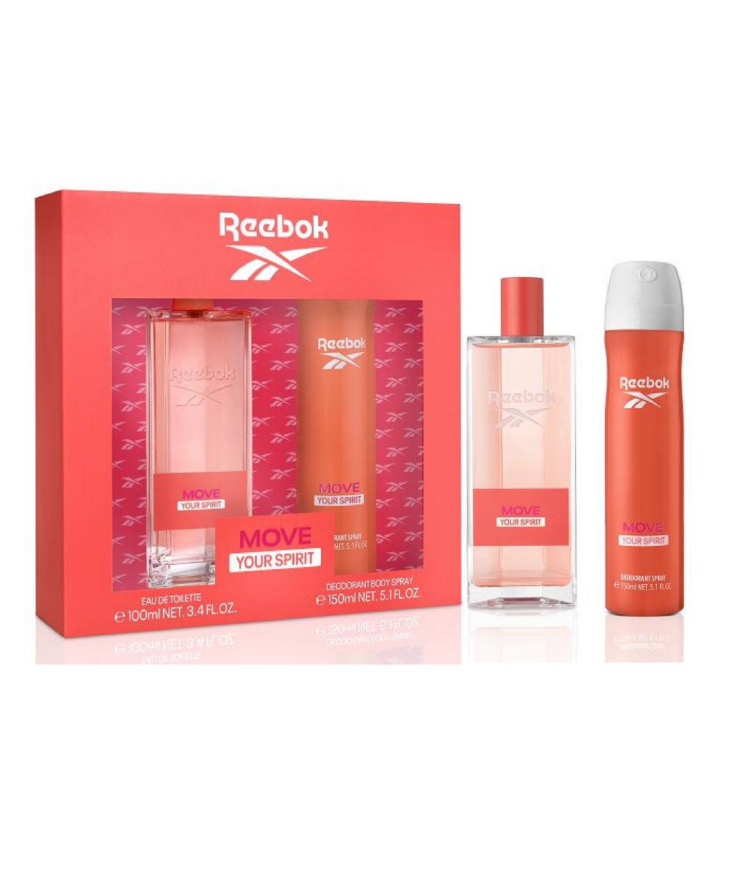 Reebok Move Your Spirit Donna – Cofanetto EDT + Deodorante