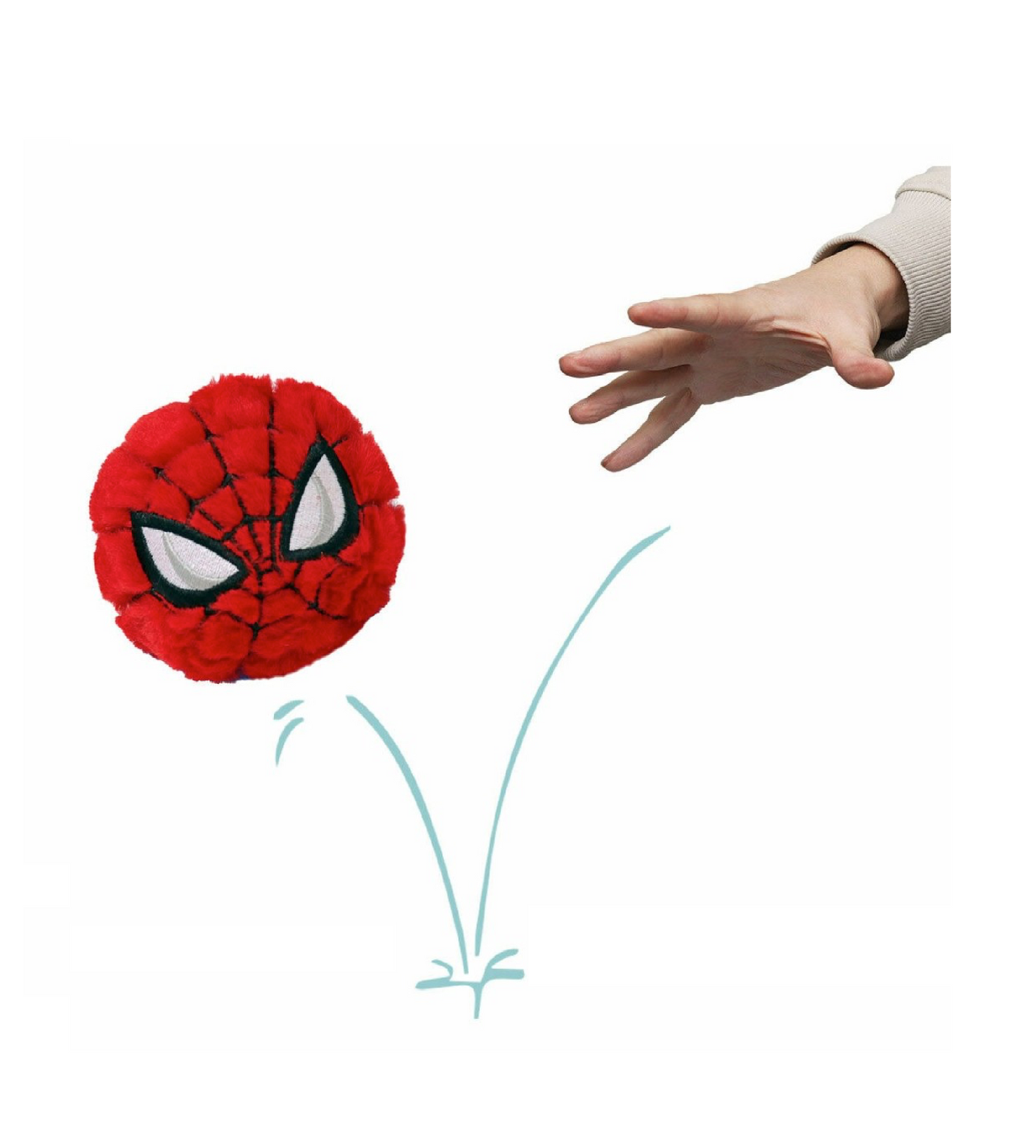 Beanie Bouncers Spider-Man – Peluche Palla Rimbalzante