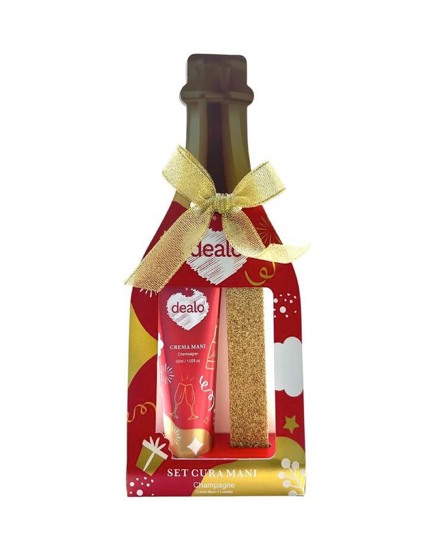 DEALO BOTTIGLIA RED Crema Mani 30ml + Limetta