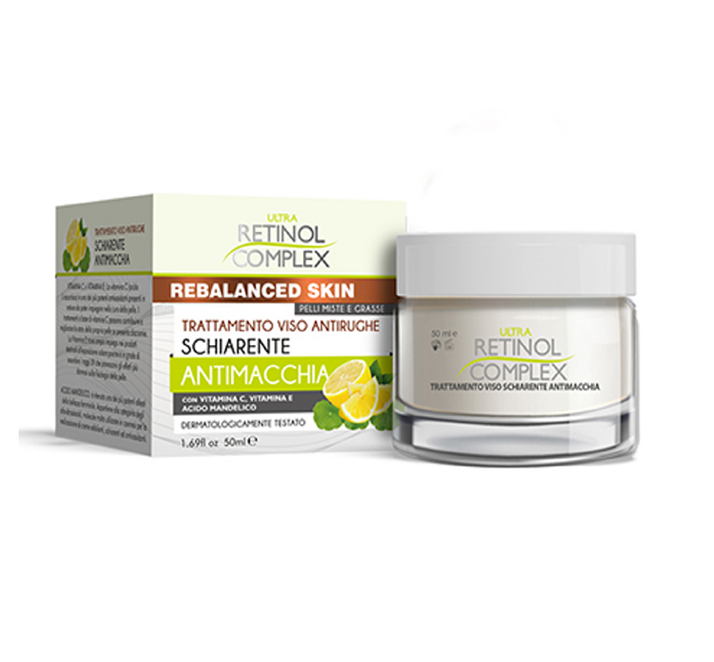 Rebalanced Skin Trattamento Viso Antirughe Schiarente Antimacche