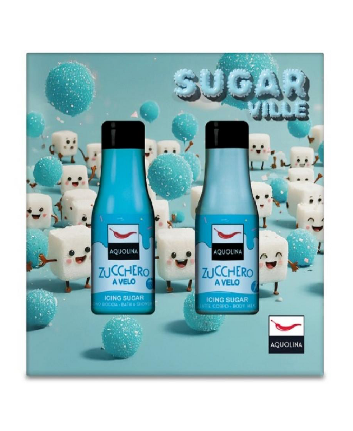 Sugar Ville Zucchero a Velo – Confezione Regalo Bagnodoccia + Crema Corpo