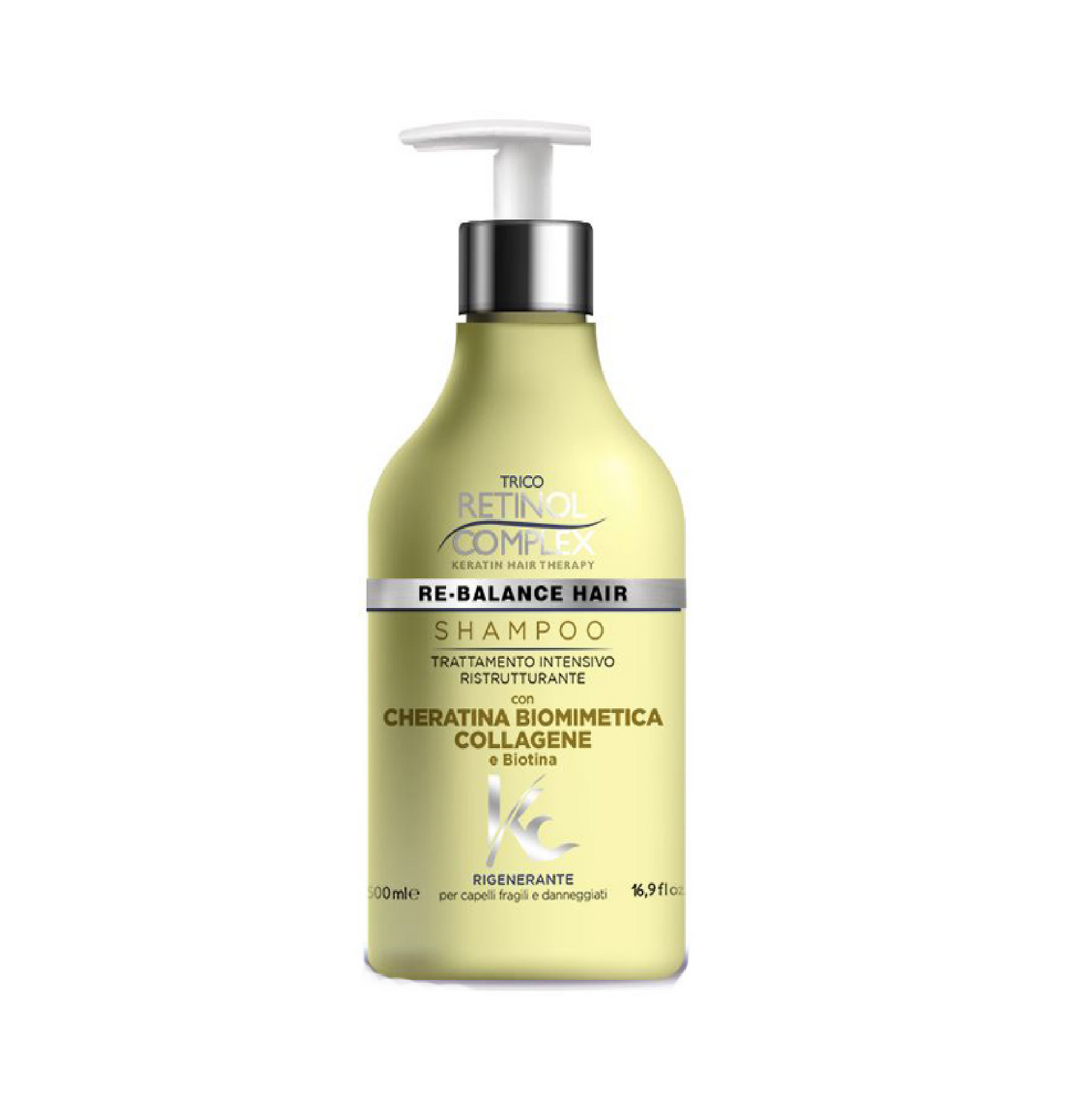 Shampoo Ristrutturante con Cheratina Biomimentica e Collagene