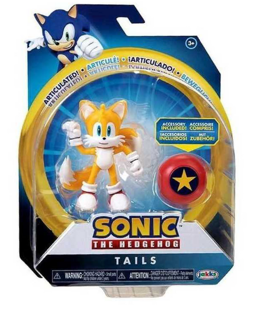 Tails con Star Spring – Action Figure Articolata 10 cm