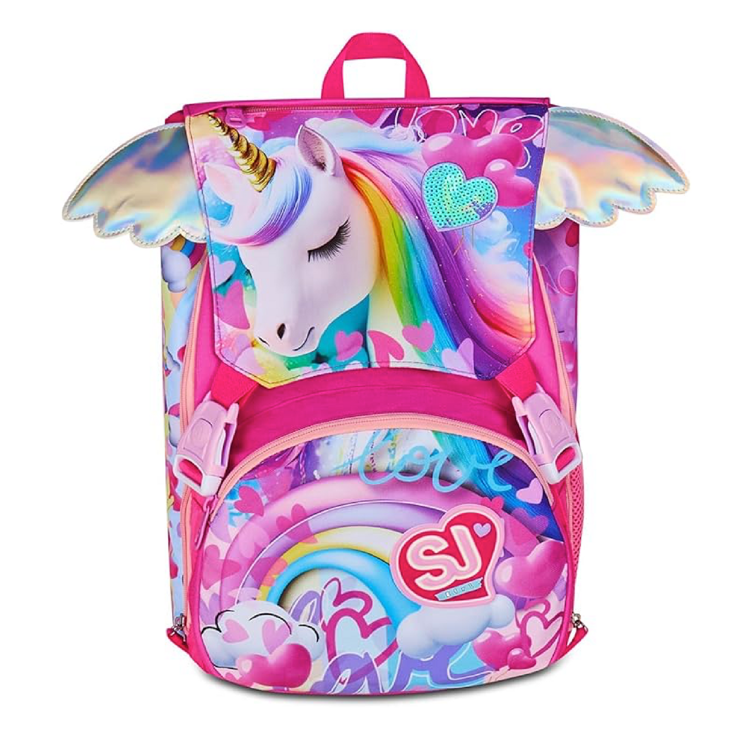 Zaino Sj Fly Unicorn Girl Sdoppiabile