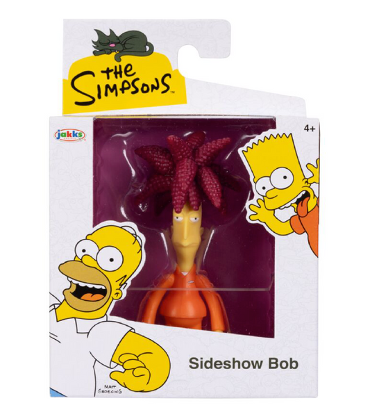 The Simpsons Sideshow Bob – Action Figure da Collezione Personaggio 6,5 cm