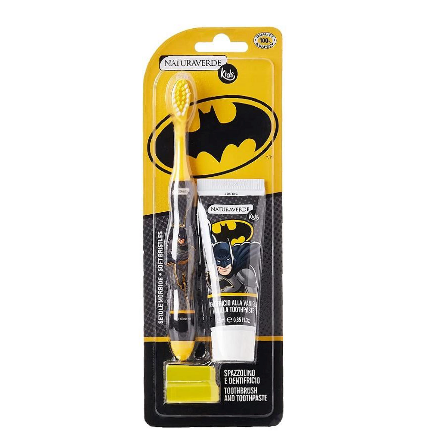 Spazzolino e Dentifricio Batman