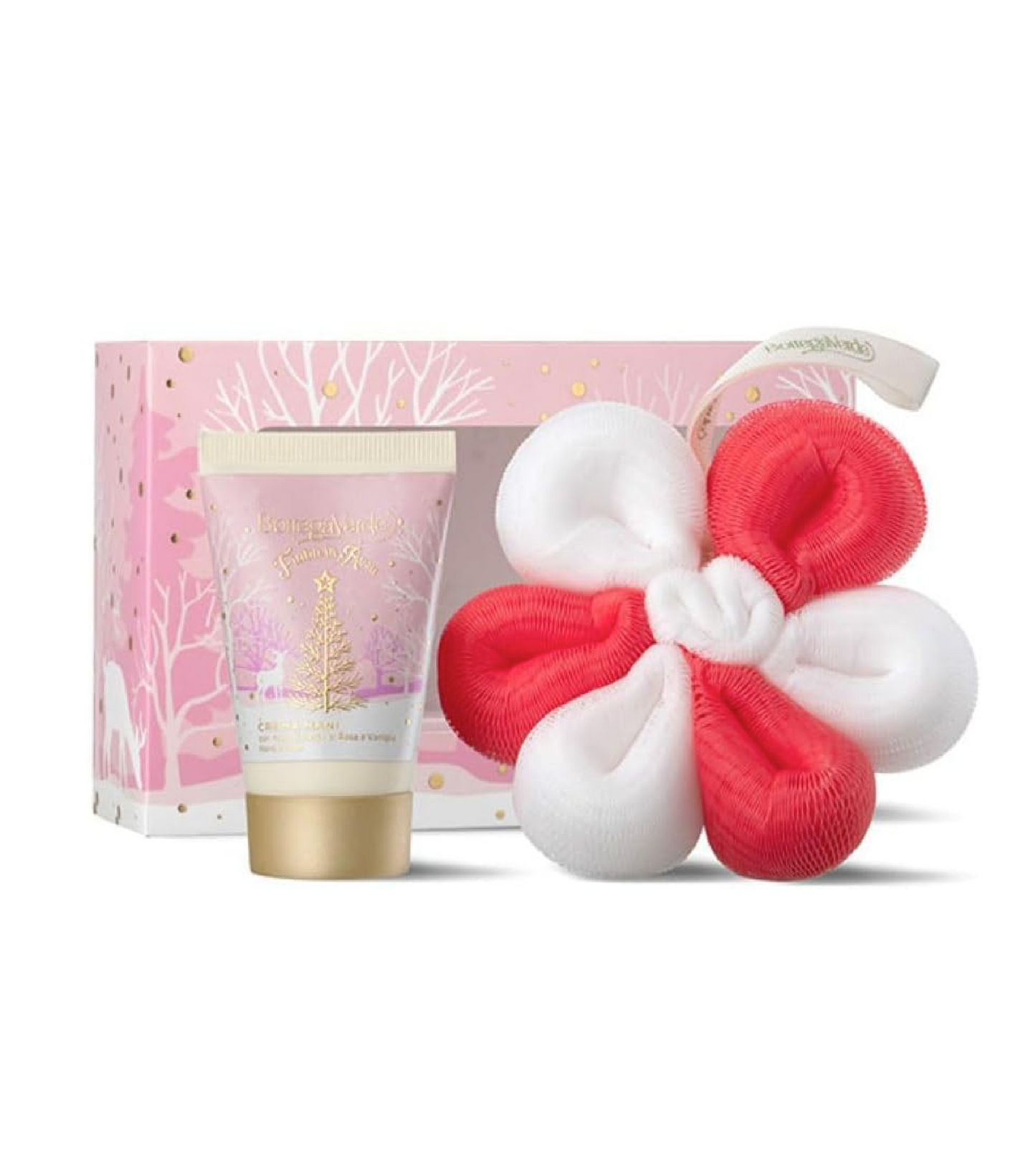 Bottega Verde Fiaba in Rosa: Crema Mani 30ml + Spugna Regalo