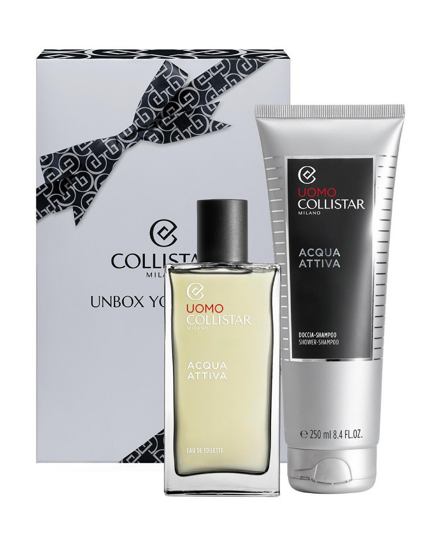 Cofanetto Uomo Doccia/Shampoo + Eau de Toilette Acqua Attiva
