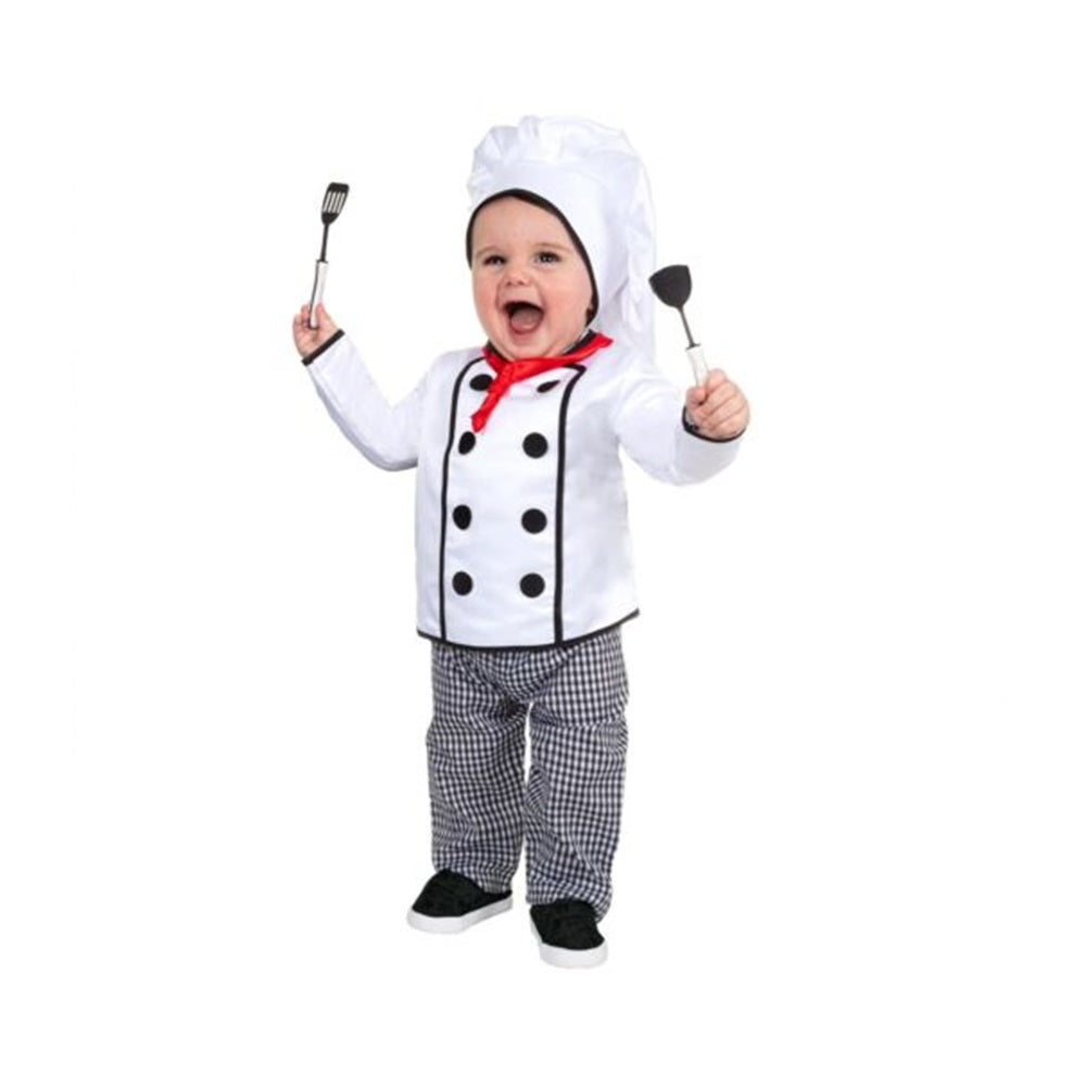 Costume cuoco chef 10/12 mesi a 25-36mesi