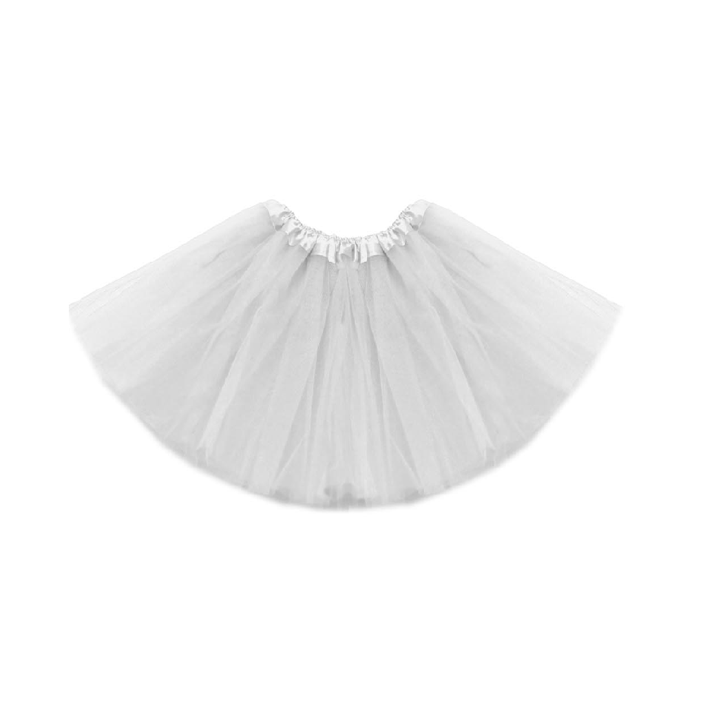 Gonna Tulle Bianca Bambina