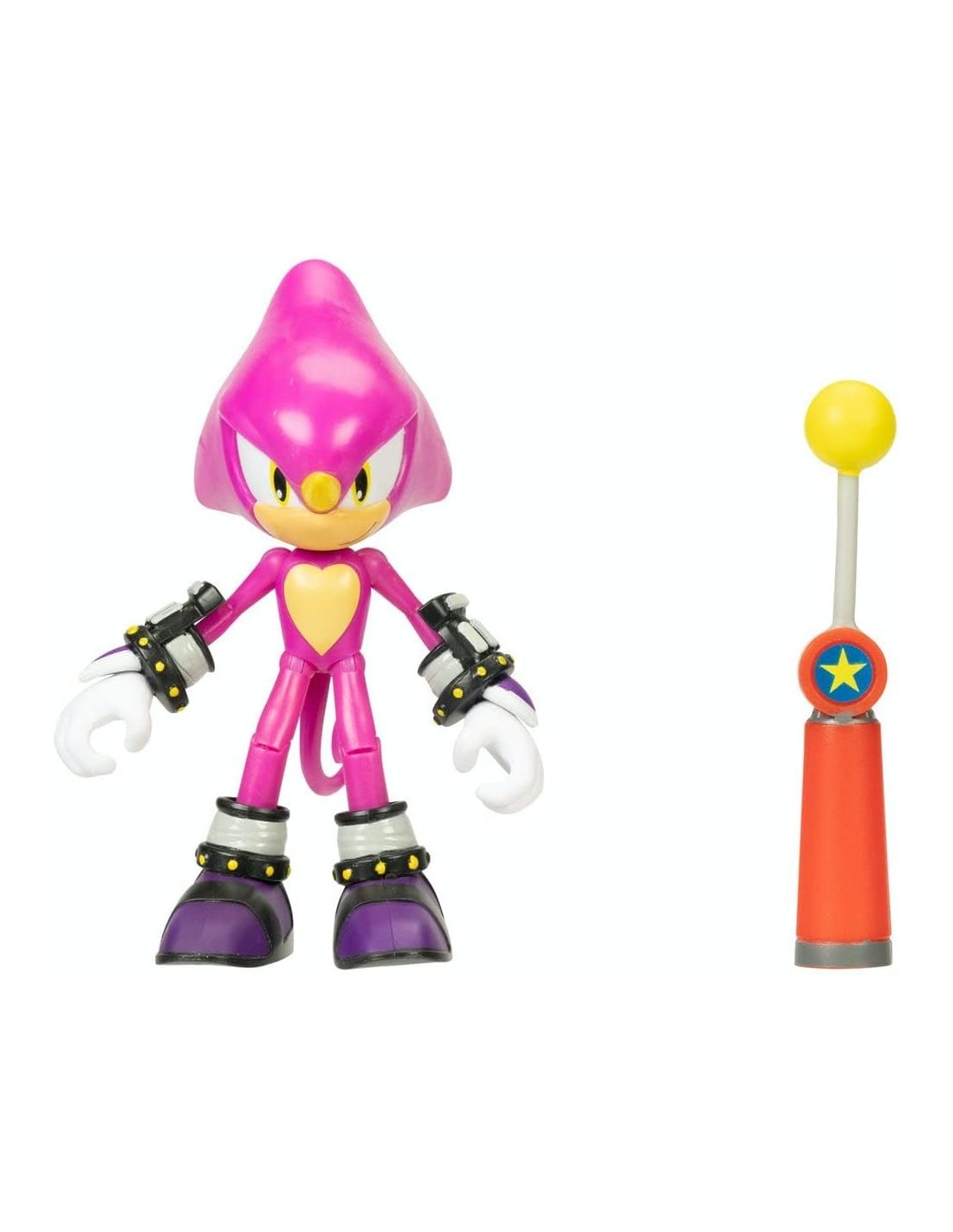 Espio – Action Figure Articolata da 10 cm con Yellow Checkpoint