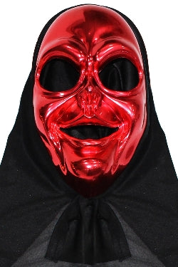 Maschera Spettro metallizzata Taglia unica