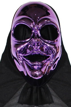 Maschera Spettro metallizzata Taglia unica