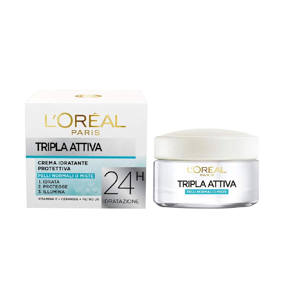 Tripla Attiva Crema Idratante Protettiva