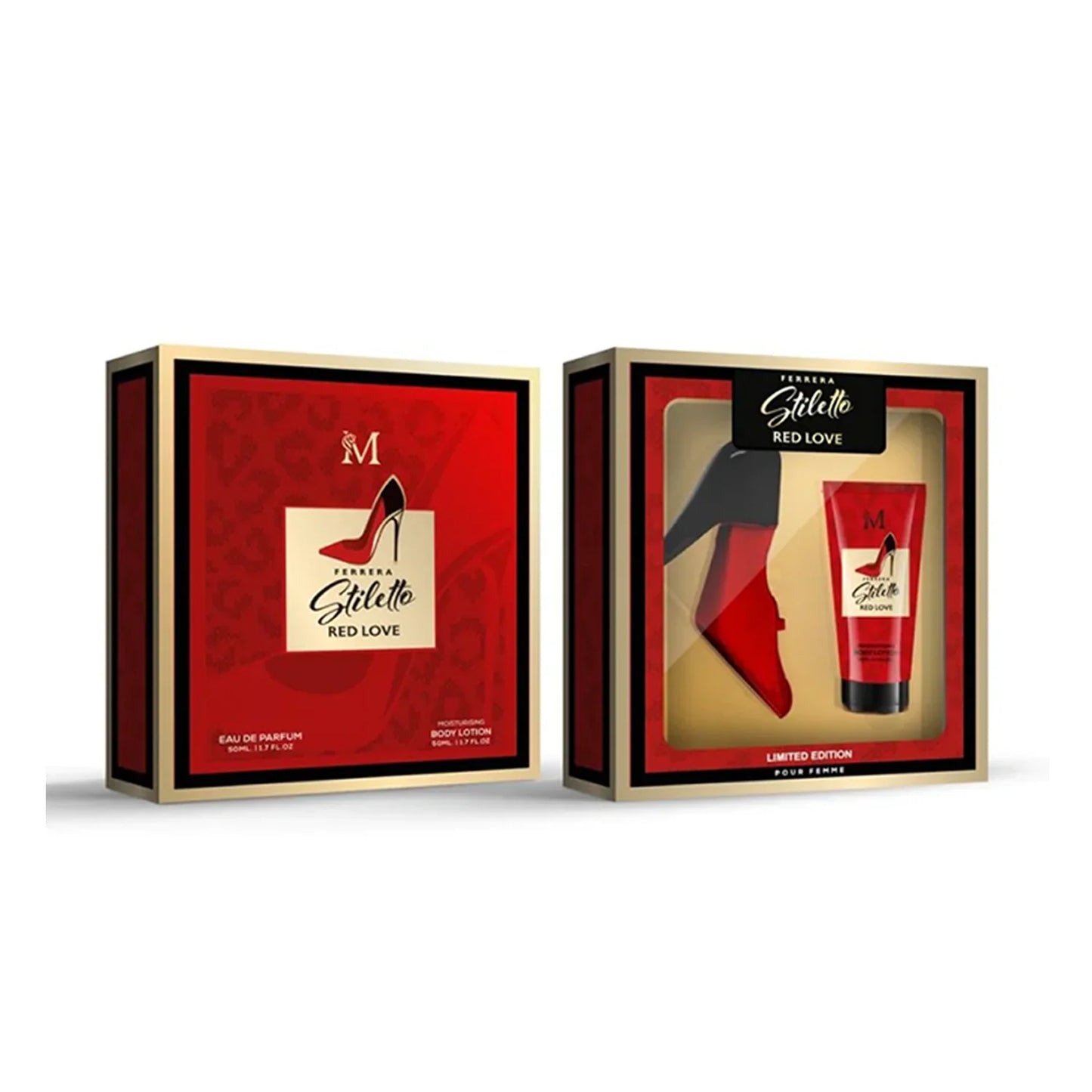 Cofanetto Ferrara Stiletto Red Love EDP + Body Lotion