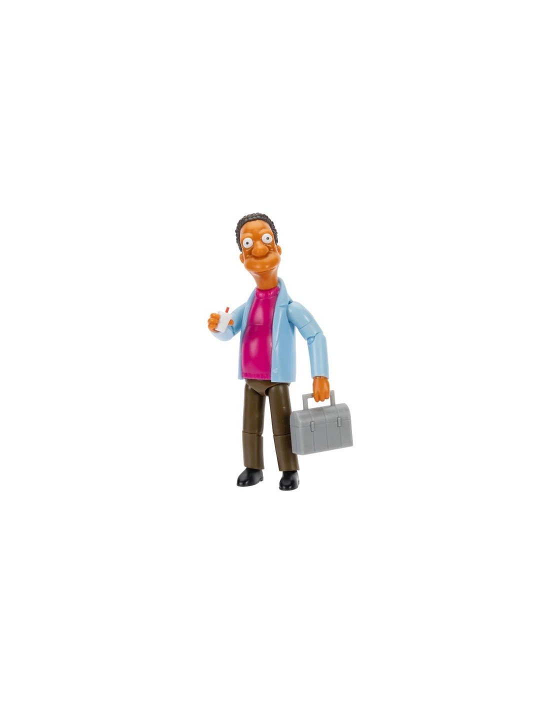 The Simpsons Carl Carlson – Action Figure da Collezione Personaggio 6,5 cm