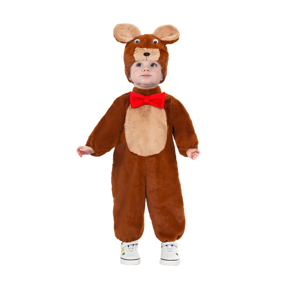 Costume Topo Peluche Tg 0/3mesi a 25/36mesi