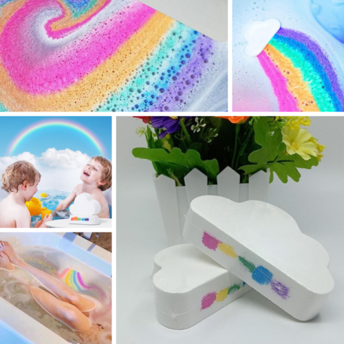 Bomba da Bagno rainbow Nuvola Stella Luna Bomba