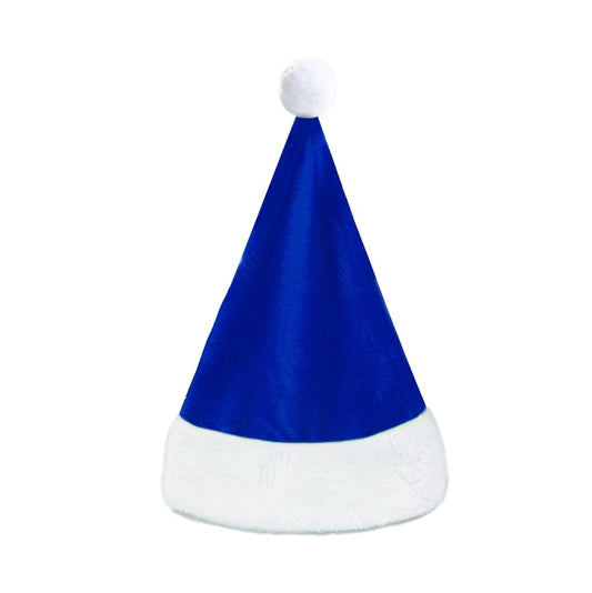 Cappello Blu  Babbo Natale ciniglia