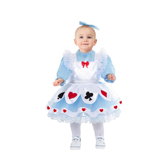 Costume Alice in Worderland Tg 10-12mesi a 25-36mesi