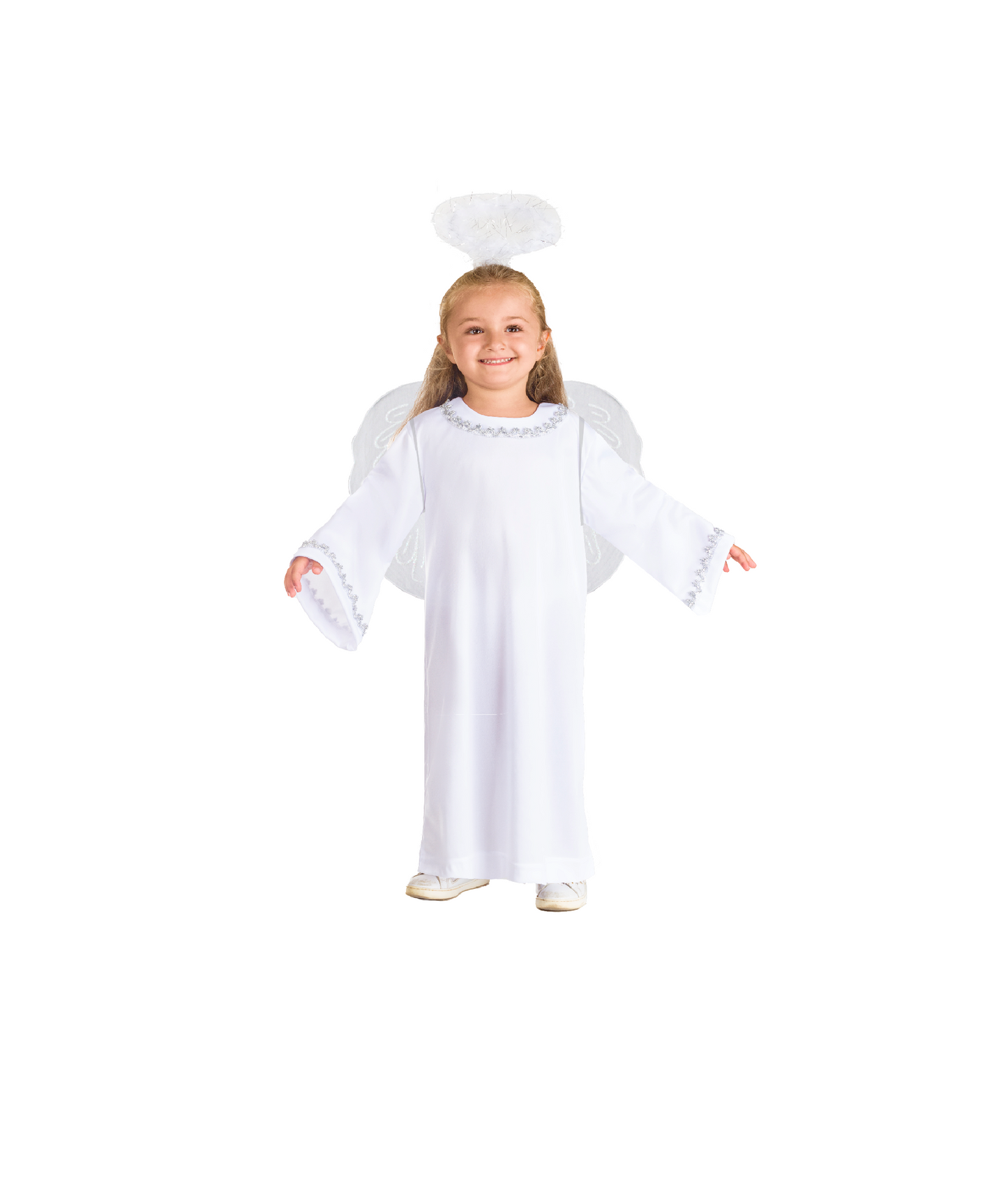 Costume Angelo Argento Tg 2/3 anni a 11/12 anni