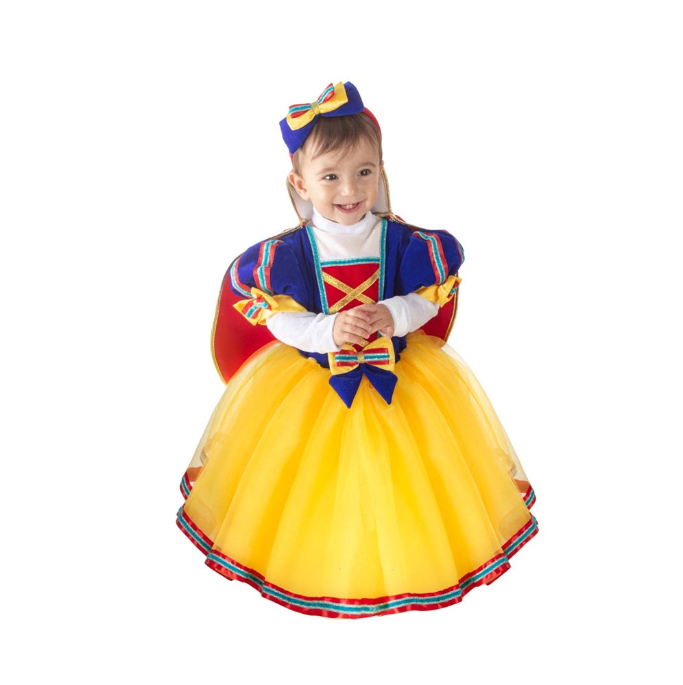 Costume Biancaneve Principessa Tg 10/12mesi a 25/36mesi