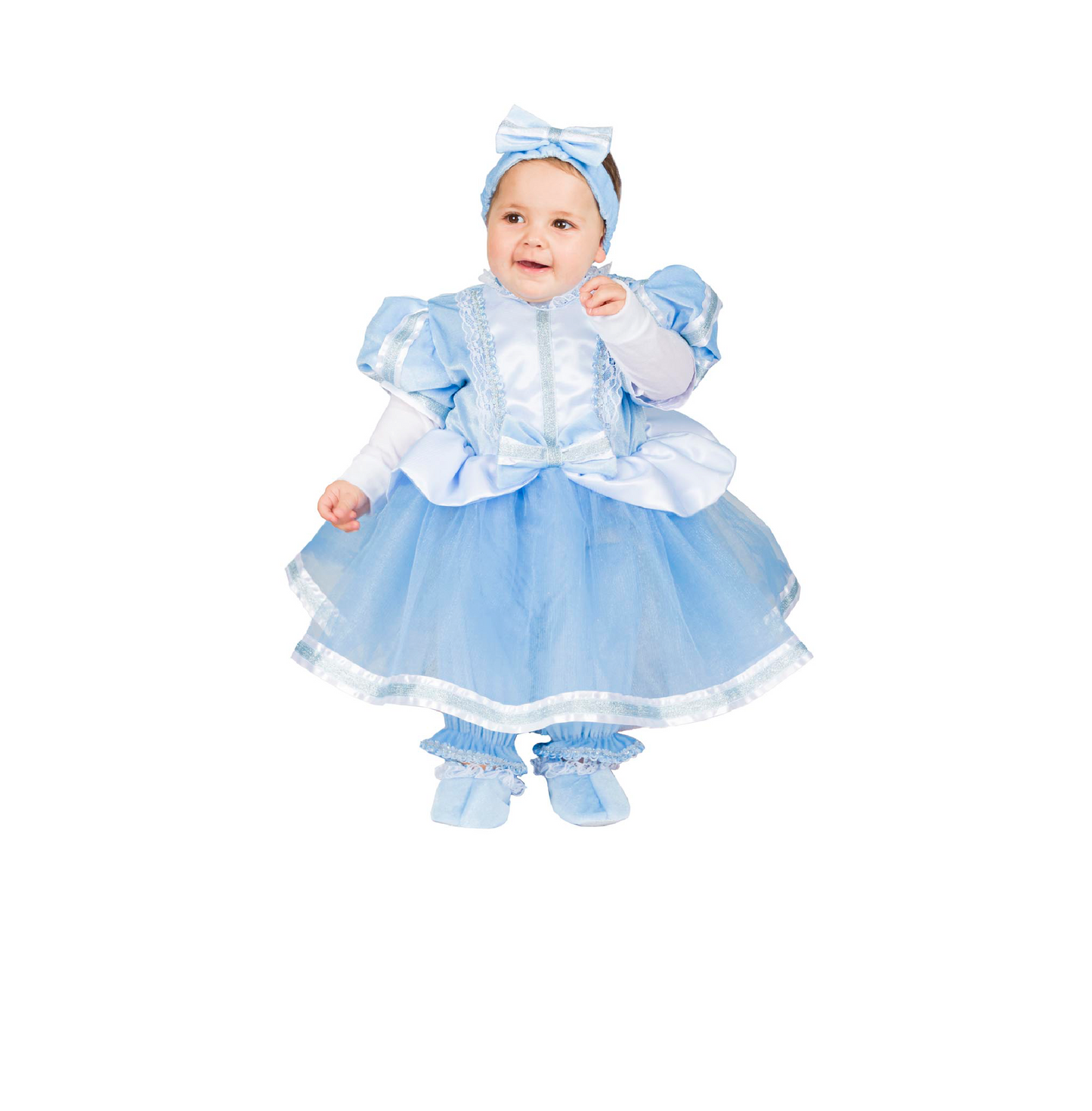 Costume Principessa Cenere Neonato Tg 0/3mesi a 13/18mesi