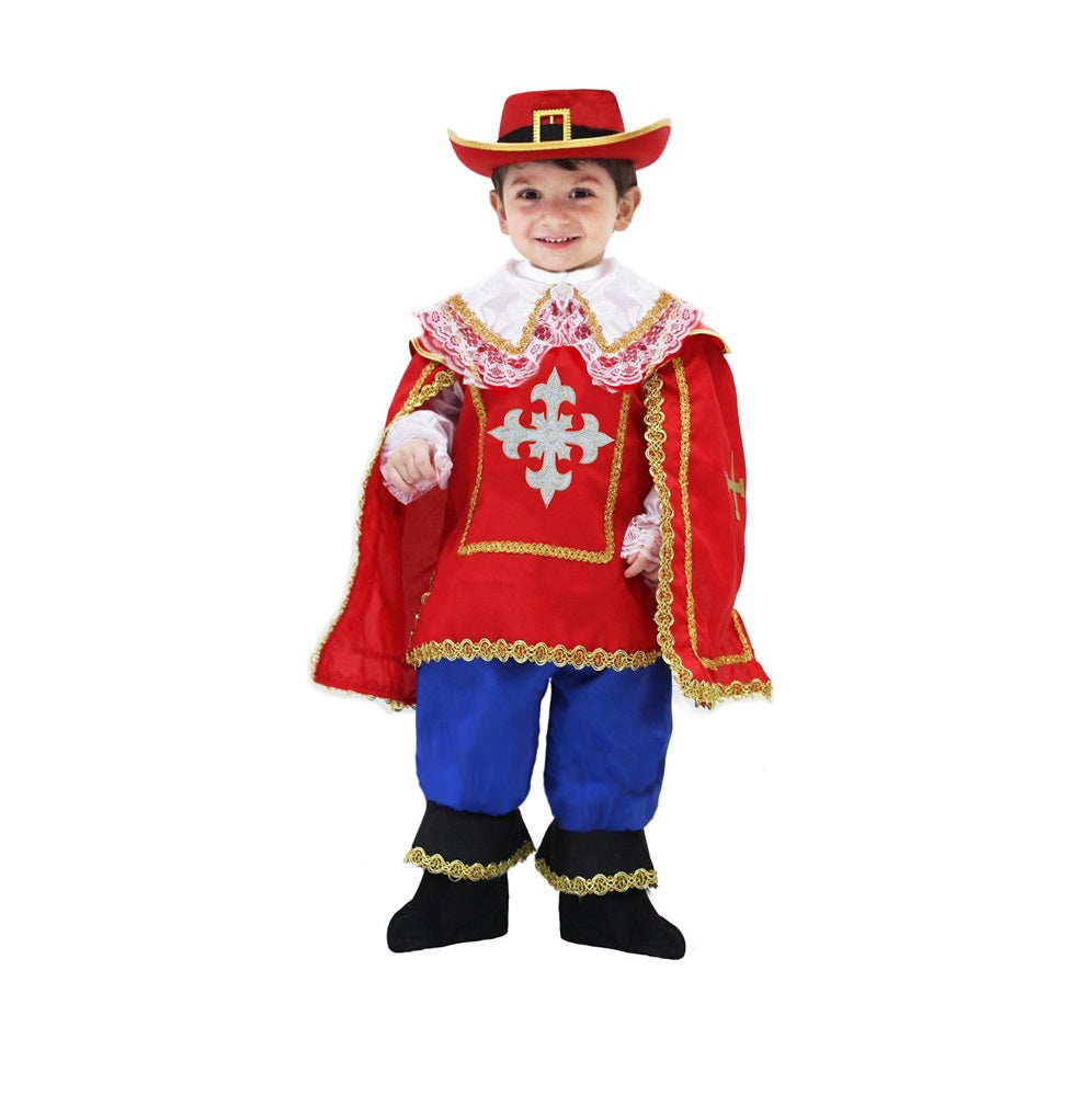 Costume D'Artagnan Neonato Tg 13/18mesi a 25/36mesi